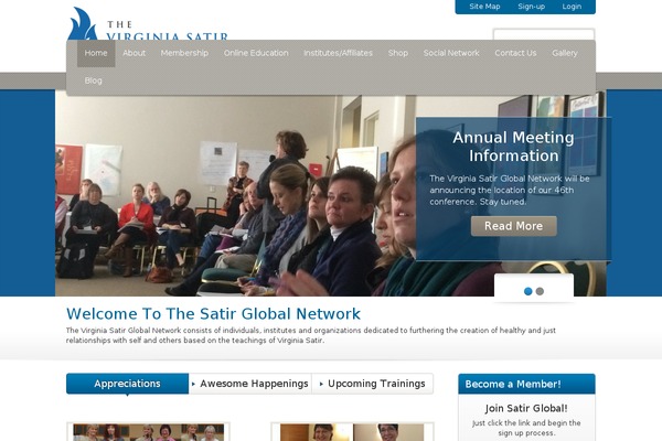 satirglobal.org site used Satir