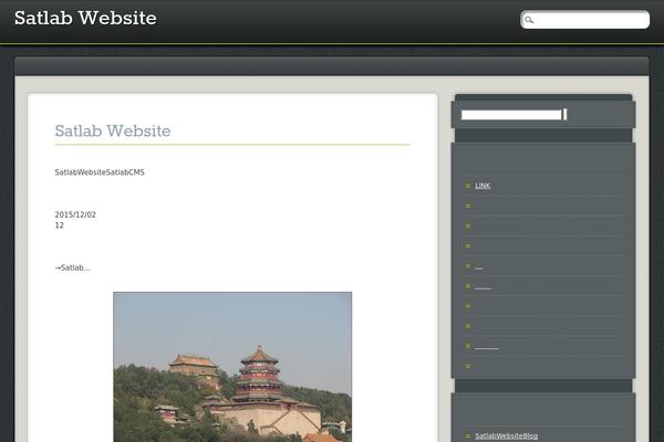 PinBlack theme site design template sample