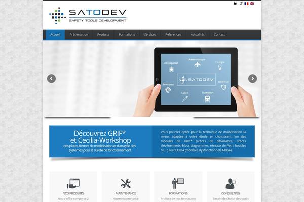 Finex theme site design template sample