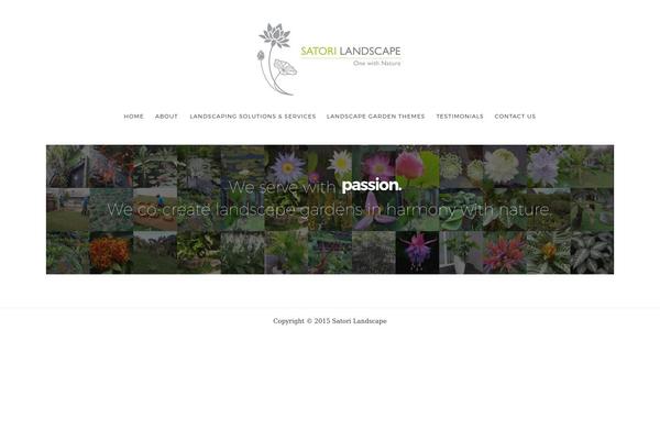 satori-landscape.com site used Photographer-wp-new