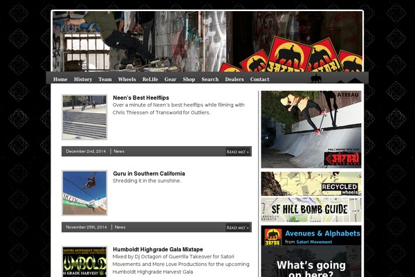 Zinepress theme site design template sample