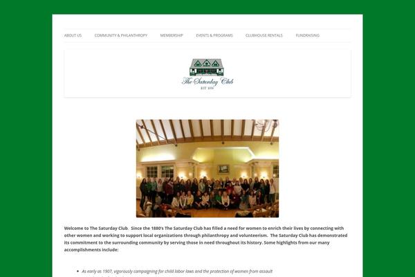 Twenty Twelve theme site design template sample