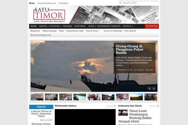 City Desk theme site design template sample