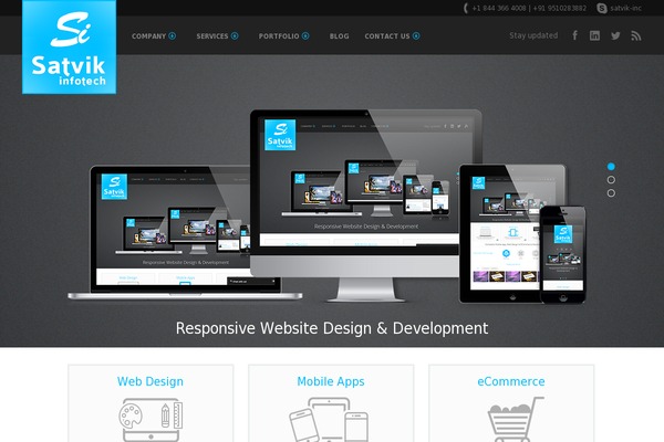 satvikinfotech.com site used Induxo-child