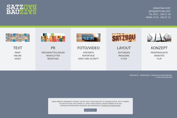 Kalium theme site design template sample