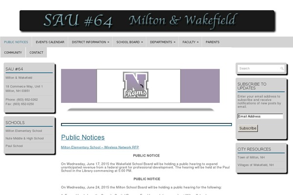 WordPress website example screenshot