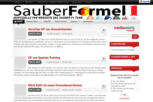 Site using Countdown Timer plugin