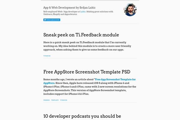 Less theme site design template sample