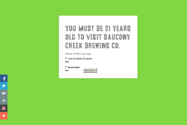 sauconycreekbrewing.com site used Saucony