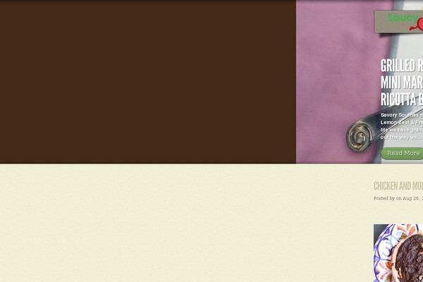 MyCuisine theme site design template sample