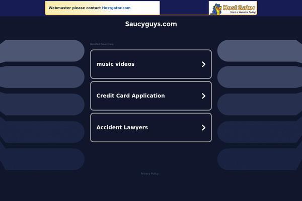 saucyguys.com site used Foodstuff