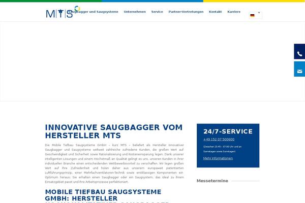 Mts theme site design template sample