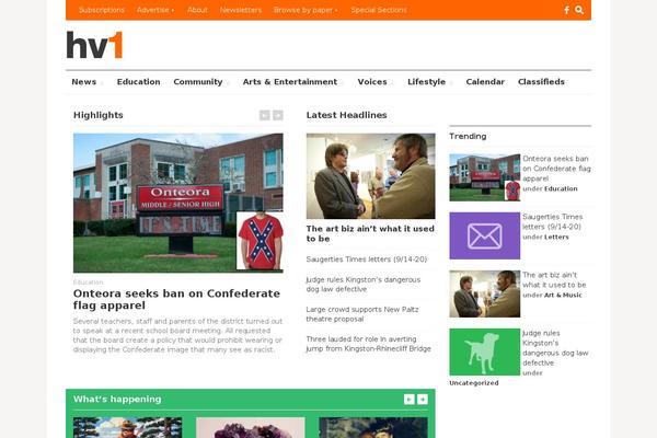Outspoken theme site design template sample