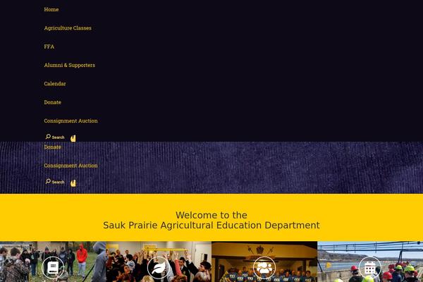 The7 Child theme site design template sample