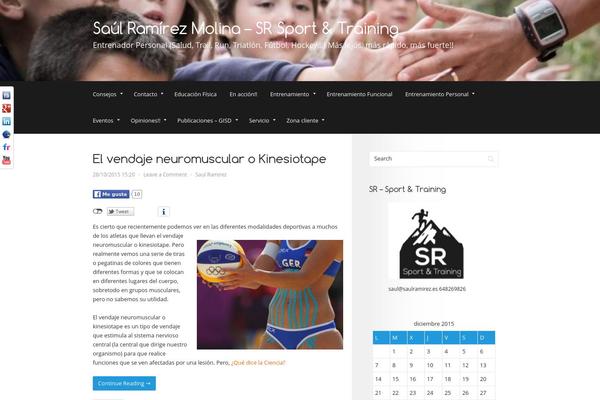 Retina theme site design template sample
