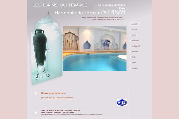sauna-paris.com site used Crunch-biz