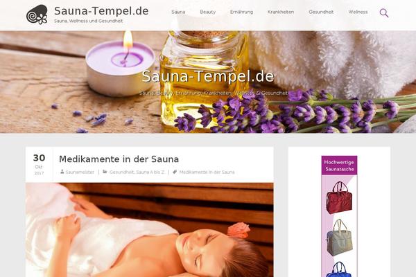 Radiate Pro theme site design template sample