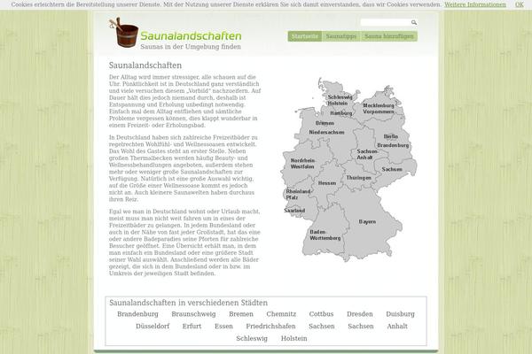saunalandschaften.net site used Bamboo