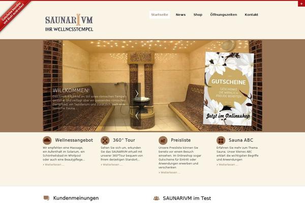 Biznez Lite theme site design template sample