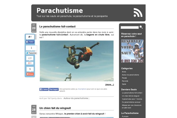 Herald-child theme site design template sample