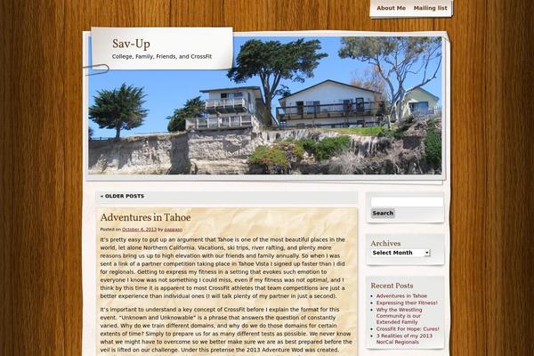 Adventure Journal theme site design template sample