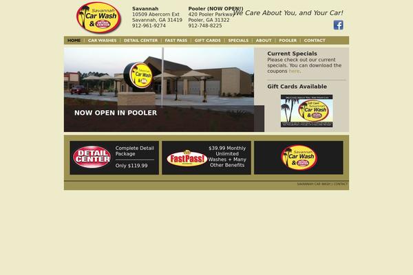 savannahcarwash.com site used Scw