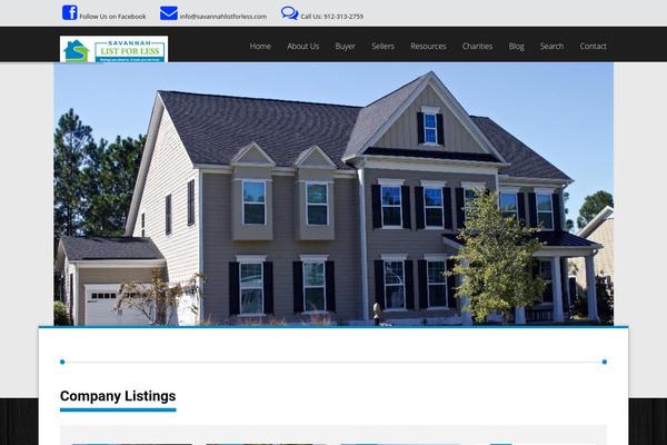 Fullestate theme site design template sample
