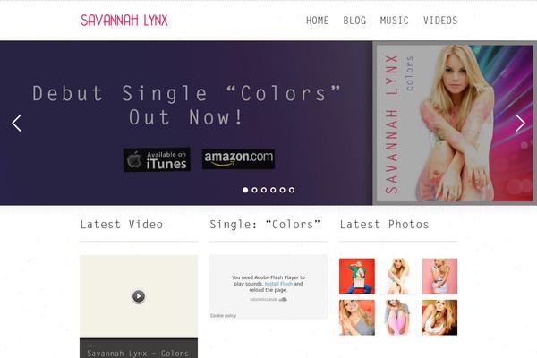 Soundstage theme site design template sample