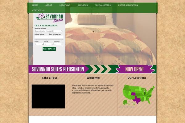 savannahsuites.com site used Savannah