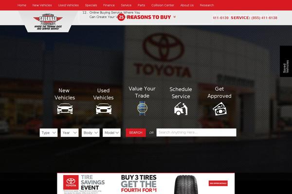 Dealer Inspire theme site design template sample