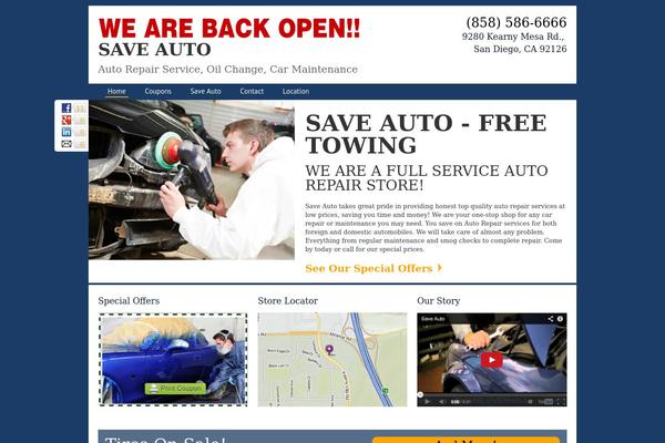 Frontend theme site design template sample