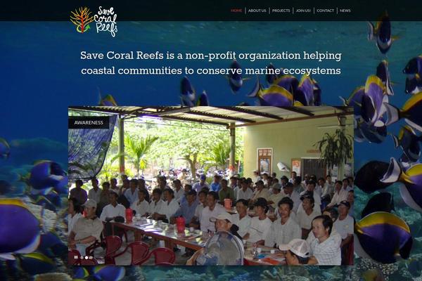 savecoralreefs.org site used Entity