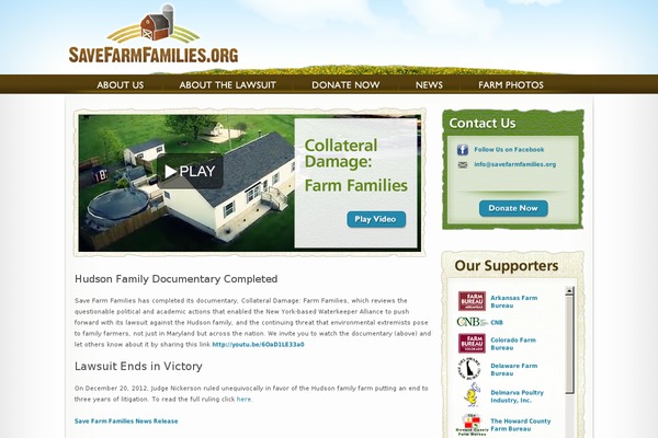News theme site design template sample