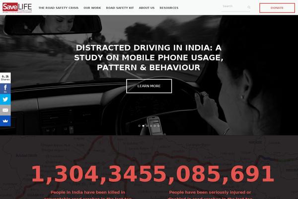 savelifefoundation.org site used Slf
