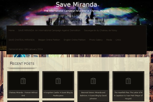 savemiranda.co.uk site used Sixteen