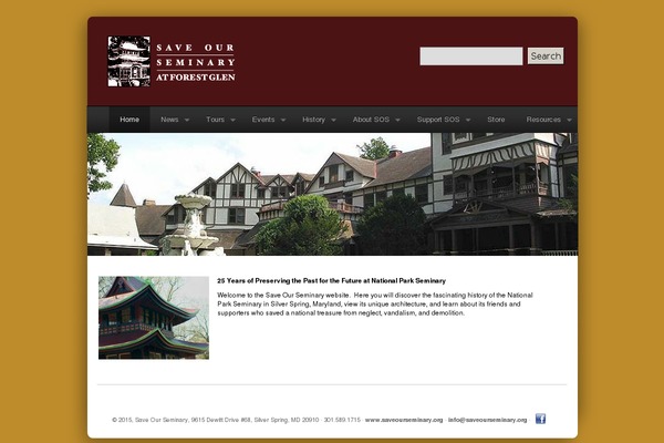 saveourseminary.org site used Sos
