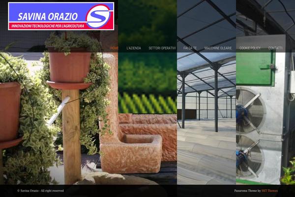 Panaroma theme site design template sample