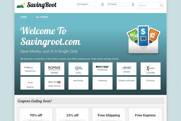 Cp theme site design template sample