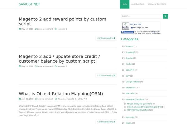 Spine theme site design template sample