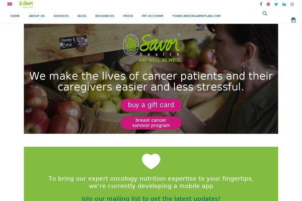 The Voux theme site design template sample