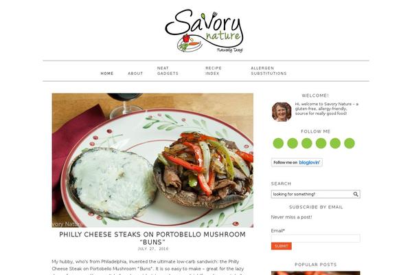 Foodie theme site design template sample