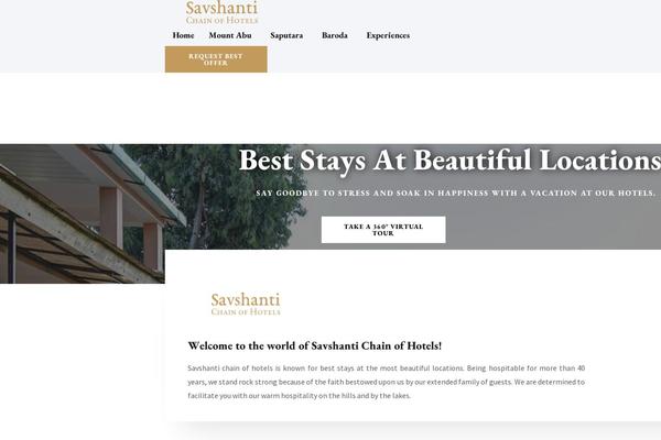 savshantihotels.com site used Savshanti-child