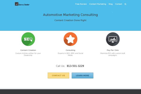 Site using Lead Call Buttons plugin