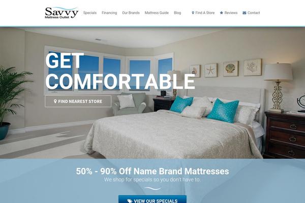 savvymattressoutlet.com site used Savvy