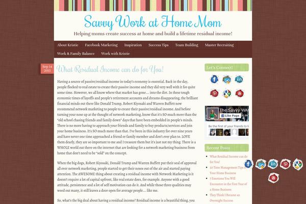Scrappy theme site design template sample