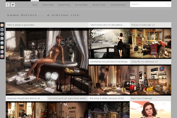 Site using Social-slider-3 plugin
