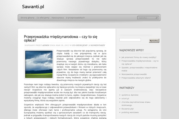 sawanti.pl site used TheProfessional