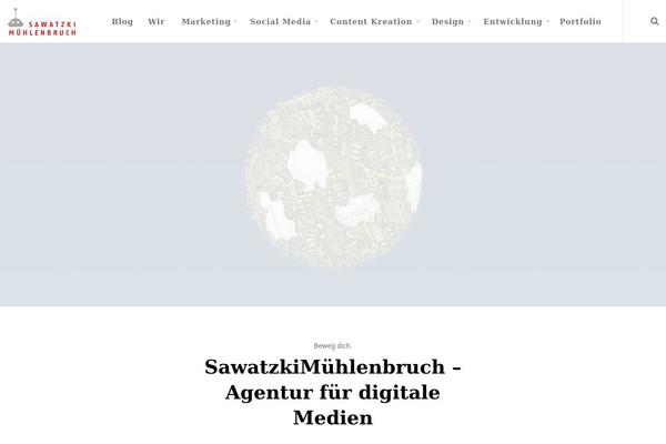 Smarald theme site design template sample