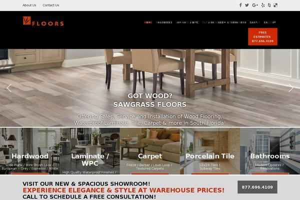 Myriad theme site design template sample