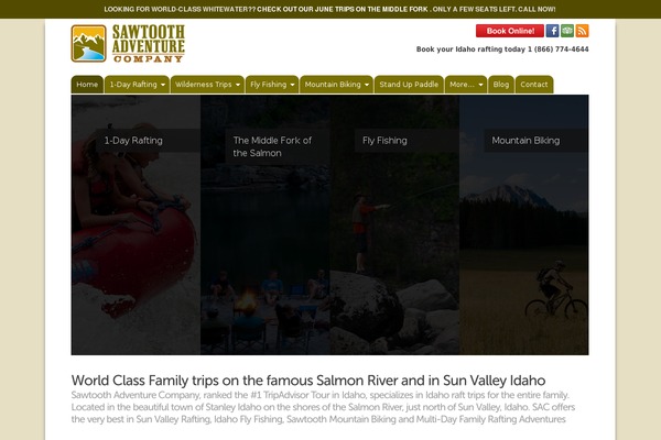 sawtoothadventure.com site used Sawtooth